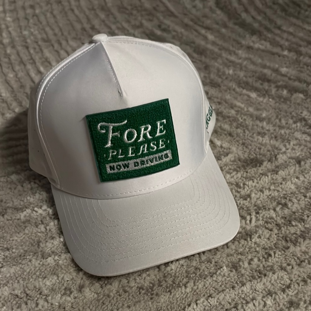 Waggle Golf Hat “Fore Please Now Driving”